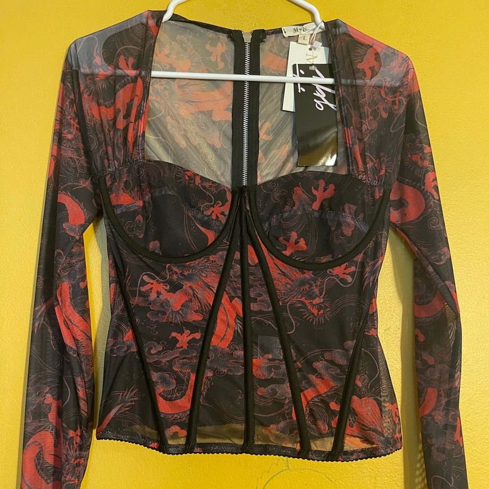 Floral Corset Top